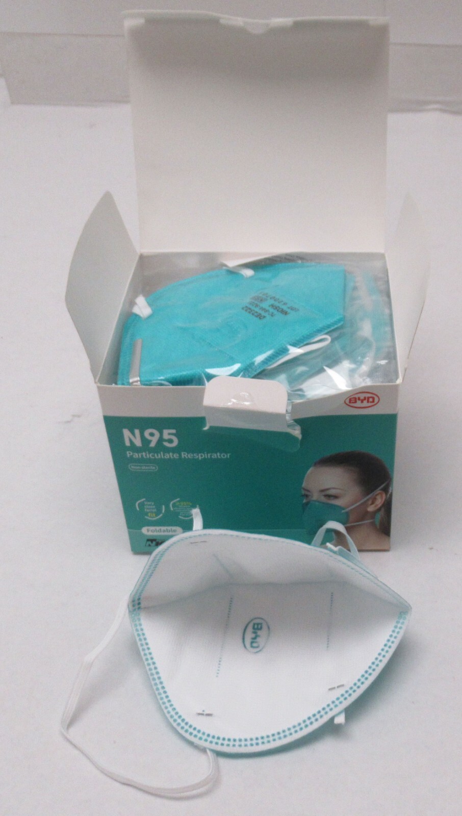 N95 Face Mask Medical Respiratory Protection for 95% Filtering Efficiency Level