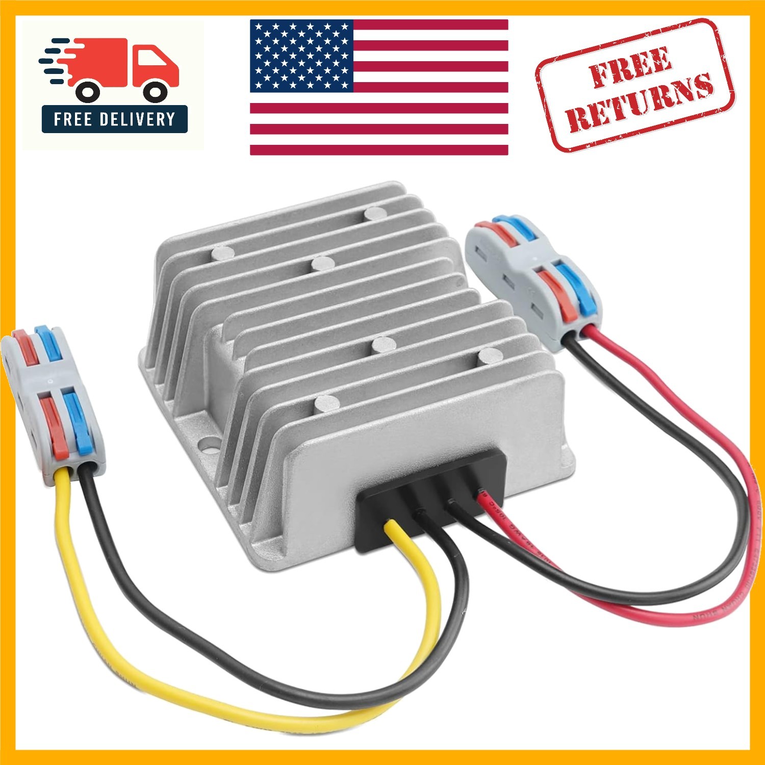 High-Efficiency 20A DC 36V/48V to 12V Buck Converter – Intelligent Protection