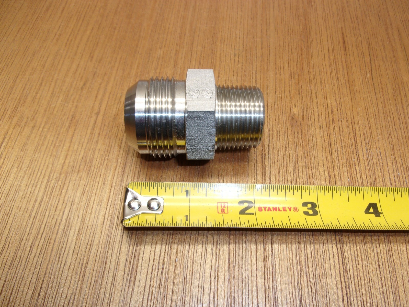 (Qty.2) Airway J16CBO 1″ Flare x 3/4″ MNPT 316 Stainless Steel Male Adapter