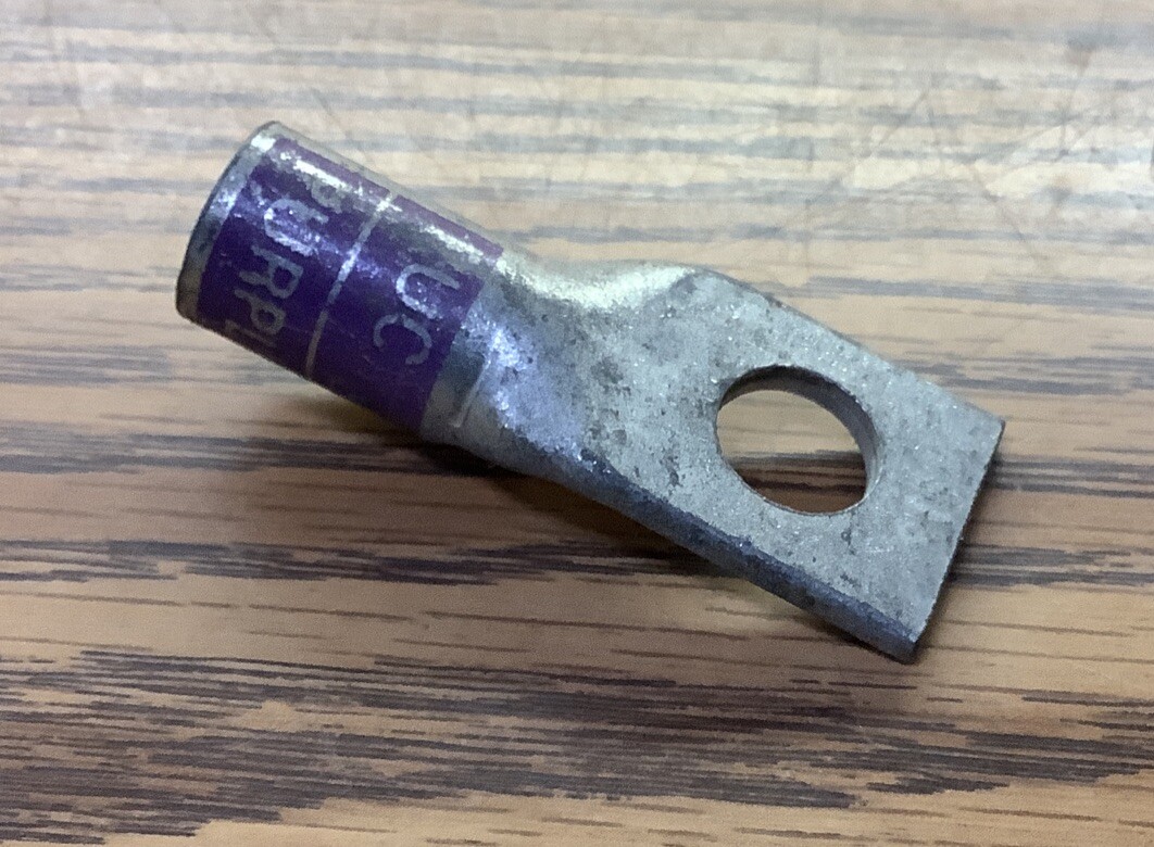NOB Lot Of 3 Penn Union Compression Lugs BLU Purple Die B-15 4/0 CU