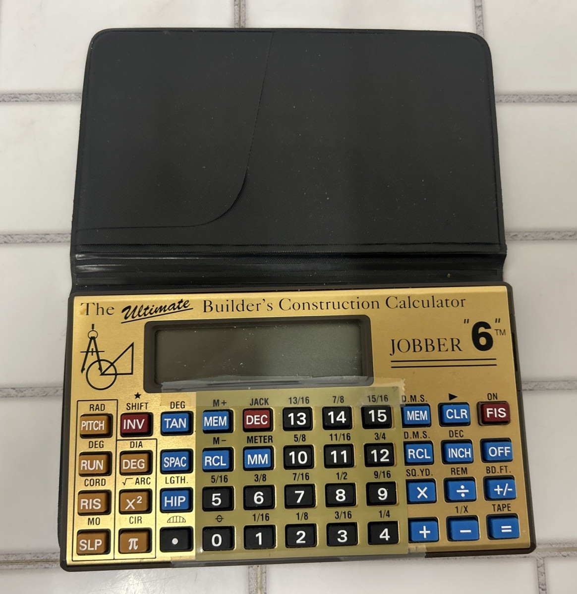 THE ULTIMATE BUILDER’S CONSTRUCTION CALCULATOR JOBBER “6” *TESTED *W/BOX