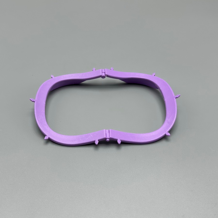 Dental Foldable Bracket Frame Plastic Rubber Dam Sheet Frames Oral Barrier Tool