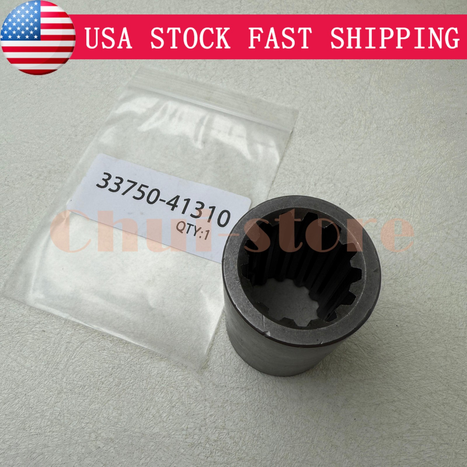 1pc Coupling 33750-41310 For Kubota M108XDTC M7030DT M8030DT M8560HD M8580DT USA