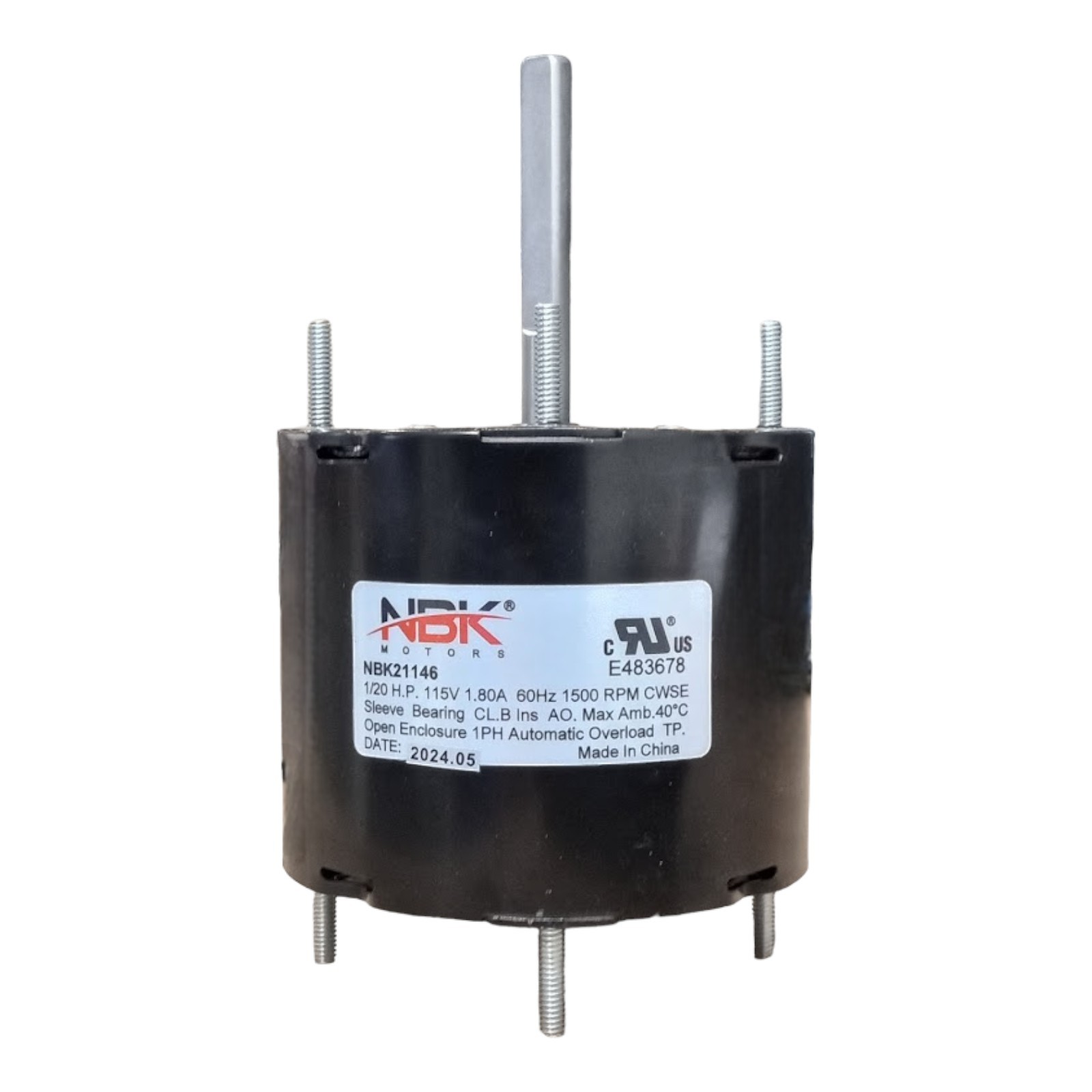 Fan Motor 3.3″ Dia.1/20 HP 1500 RPM 115 Volts CW Rotation Replaces Fasco D132