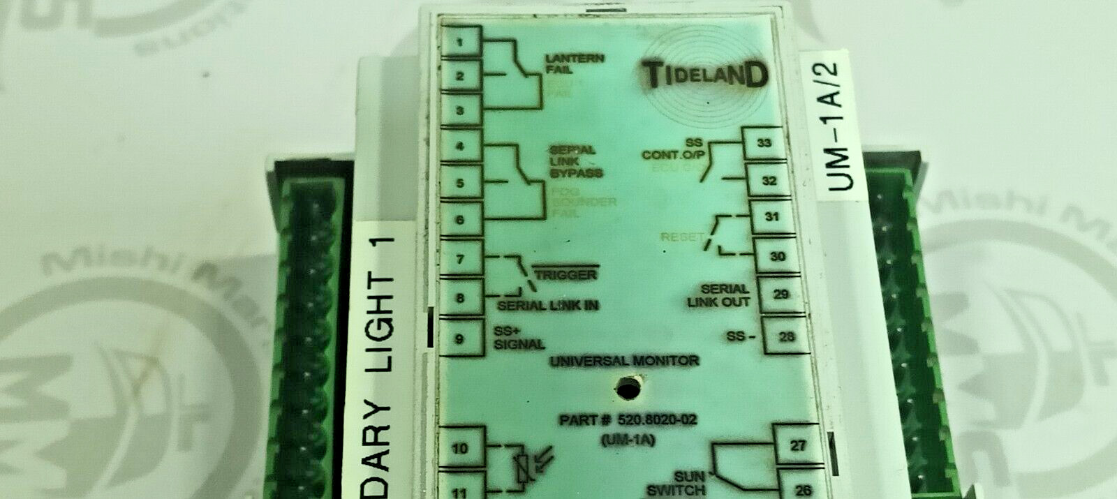 Tideland UM-1A Universal Monitor 11-34VDC P/N 520.8020-02 Marine Industrial