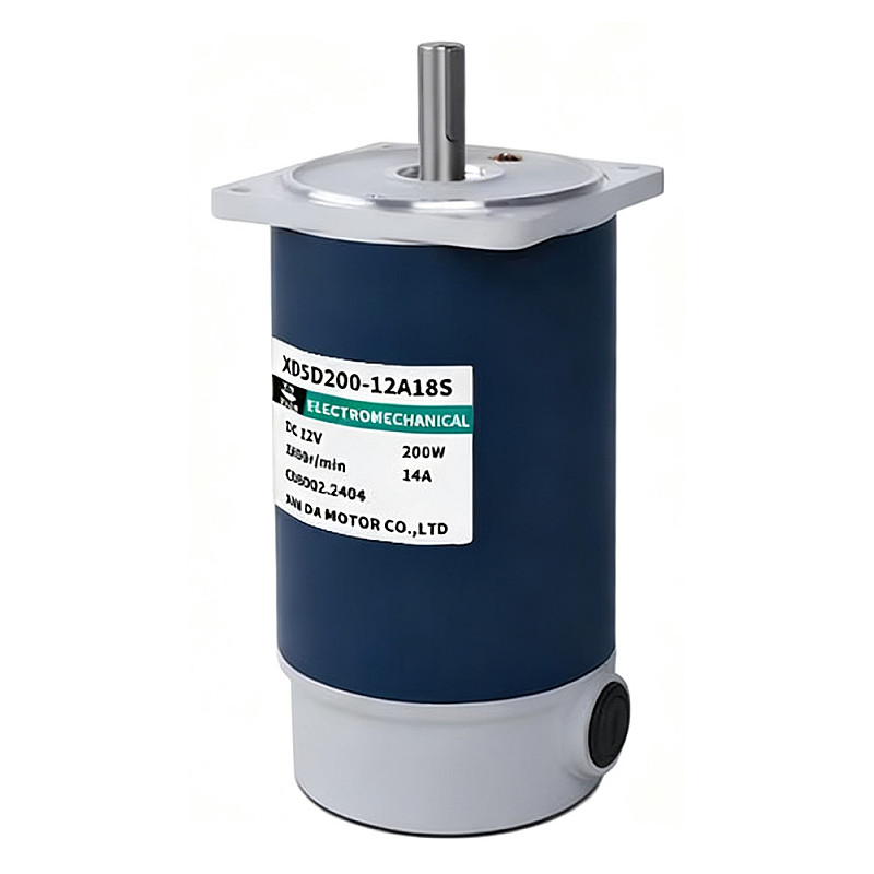 200W DC 12V/24V 1800/3000RPM High-speed Motor Reversible Adjustable Speed Motor