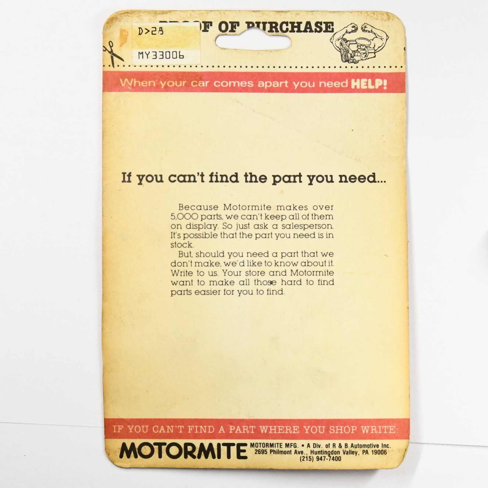 Motormite HELP! Cable Wire Stops – 03337C 33006