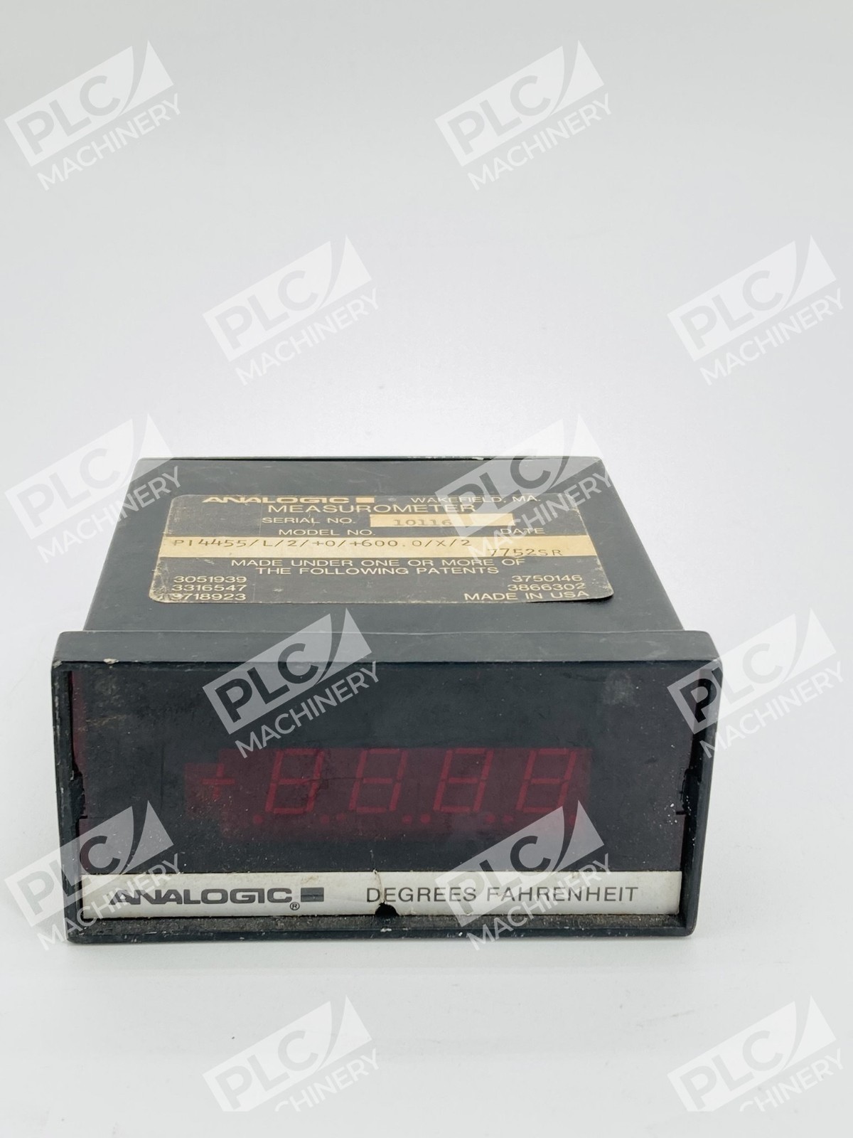 Analogic PI4455/L/2/+0/+600.0/X/2 Digital Panel Meter Indicator