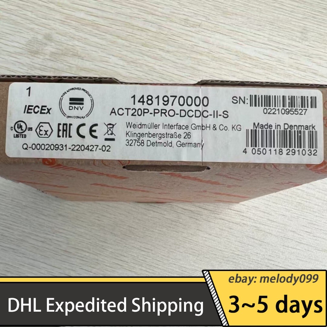 1PC NEW Weidmuller ACT20P-PRO DCDC II-S 1481970000 Isolator