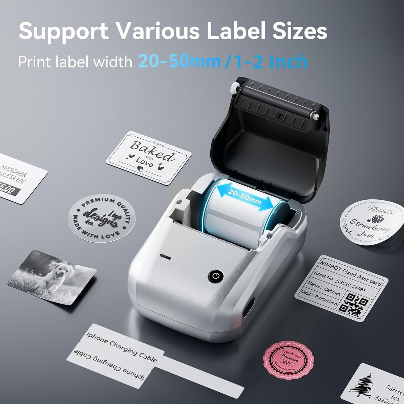 NIIMBOT B1 Label Maker Machine with Tape Portable Bluetooth Thermal Printer SL