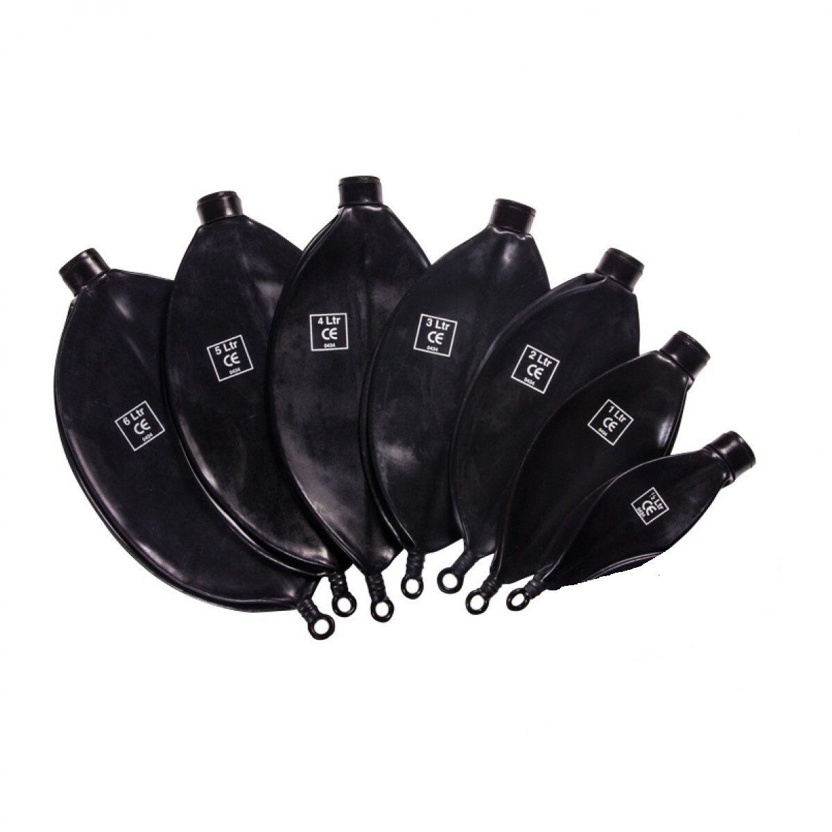 Anesthesia Breathing Bag Set, 1 ea – 1/2, 1, 2, 3, 4, 5, 6 Liter – Reusable