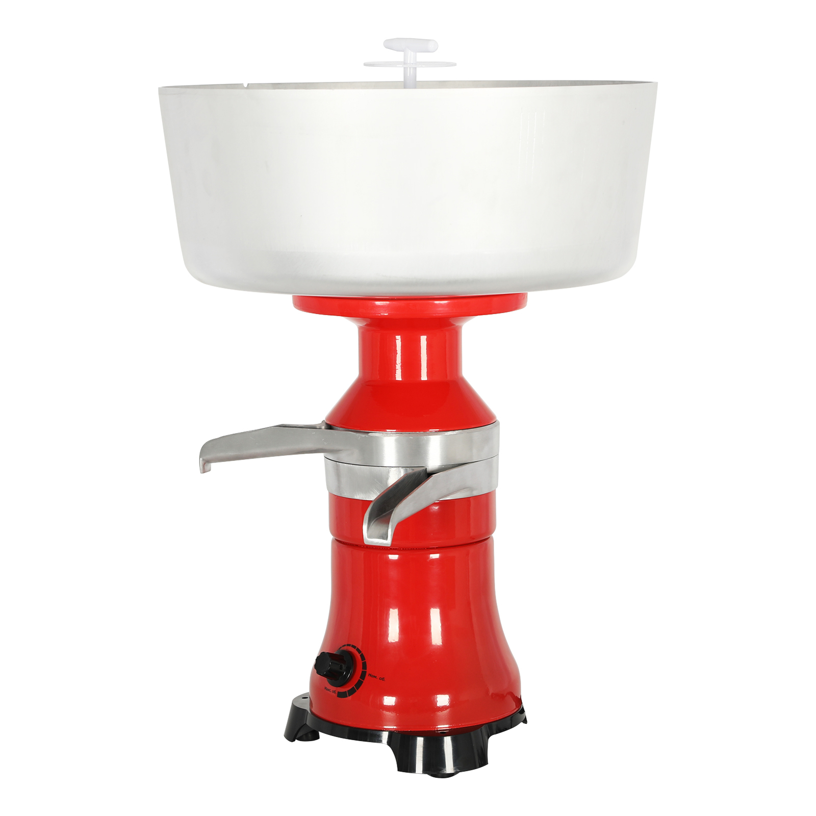Electric Fresh Milk Cream Centrifugal Separator Anti-rust 100L/H Speed Adjustabl
