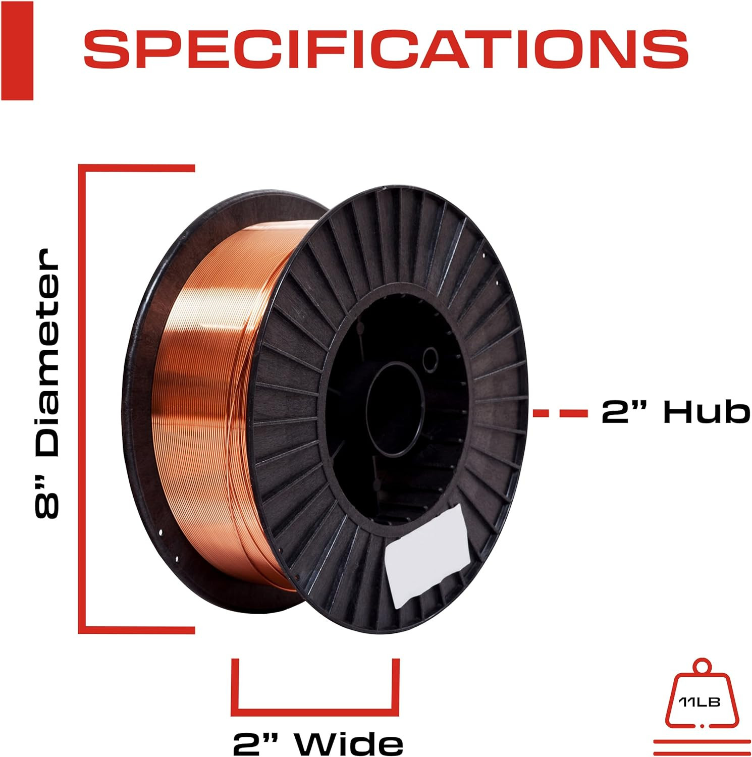 Solid MIG 0.35 Welding Wire – ER70S-6 MIG Wire – 0.35 Inch 11LB