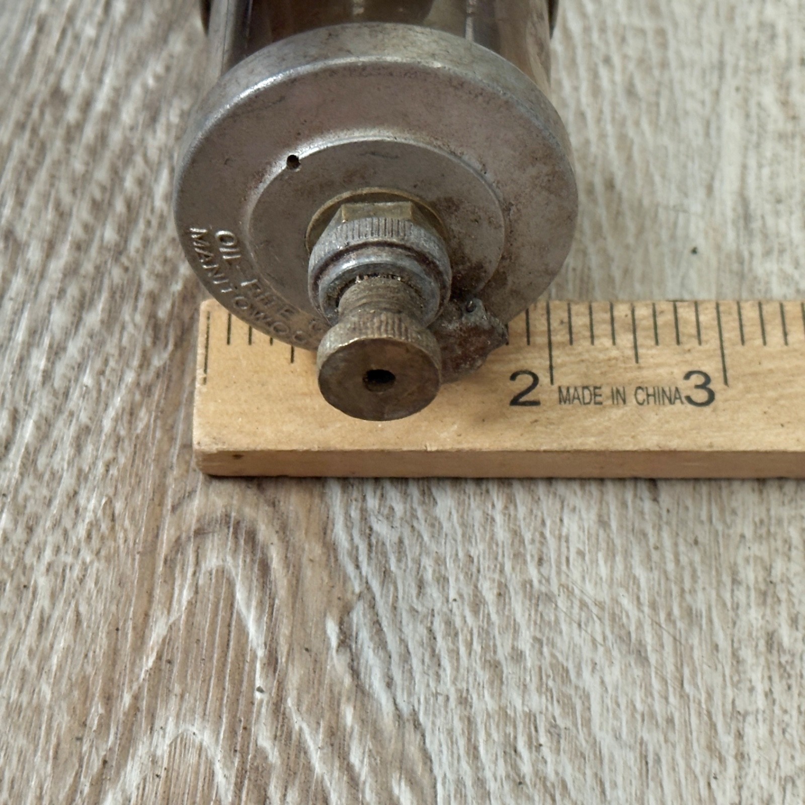 Vintage Oil-Rite Corp Gravity Feed Lever Oiler Manitowoc WI Damaged Read