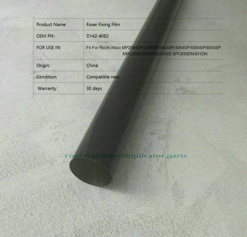 Fuser Fixing Film D142-4082 Fit for Ricoh MP2554SP 3054SP 3554SP 4054SP 5054SP
