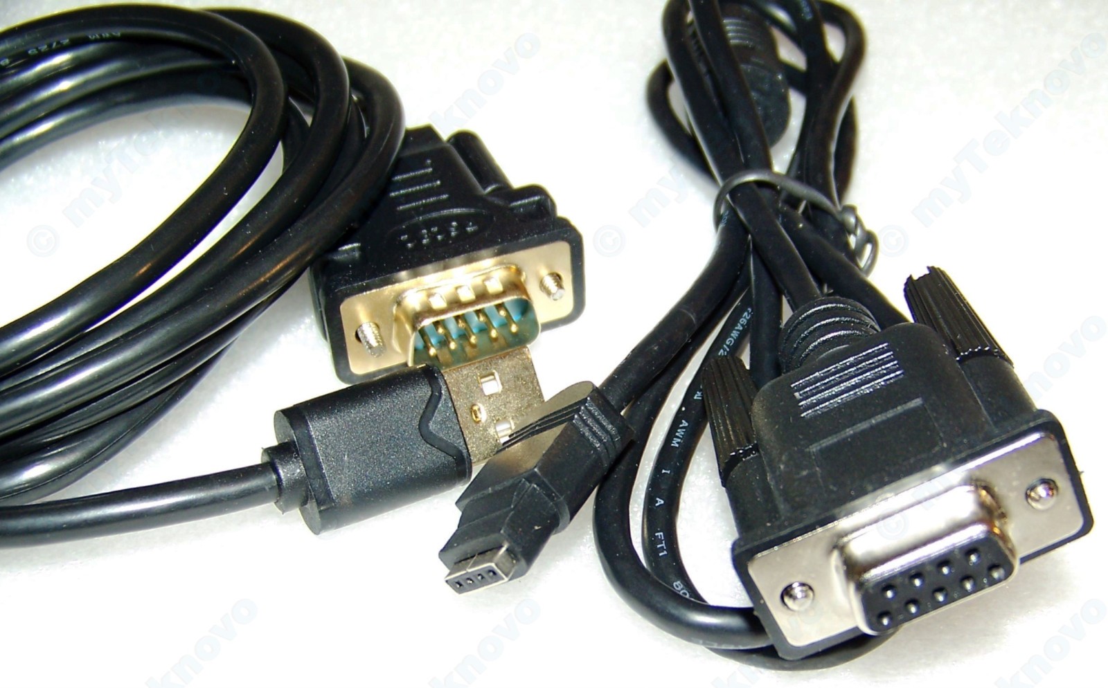 1x Bundle FTDI USB & HP48 Serial DB9 Cable for HP 48GX 48G+ 48G 48SX 48S + CD