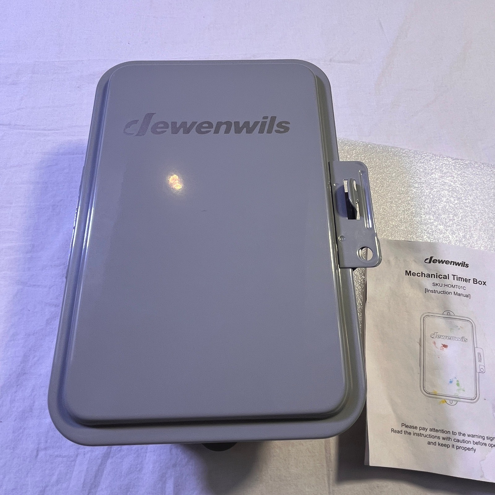 Dewenwils Mechanical Timer Box PTM01 120V 40A Resistive 2HP Pump Timer NOB