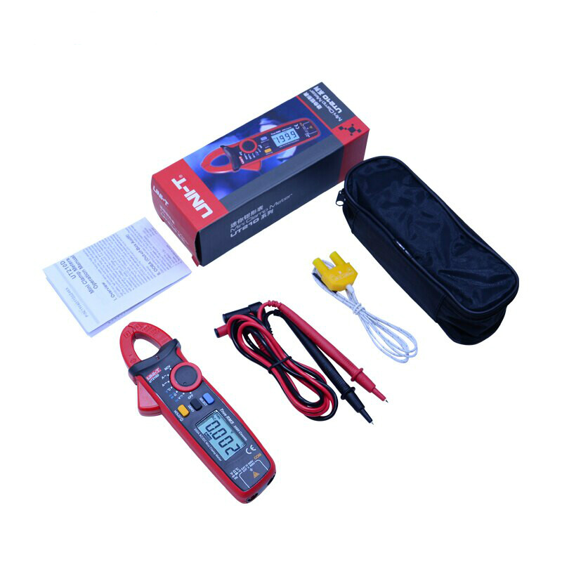 UNI-T UT210D Mini Clamp Meter NCV True RMS AC/DC Current Voltage Temperature