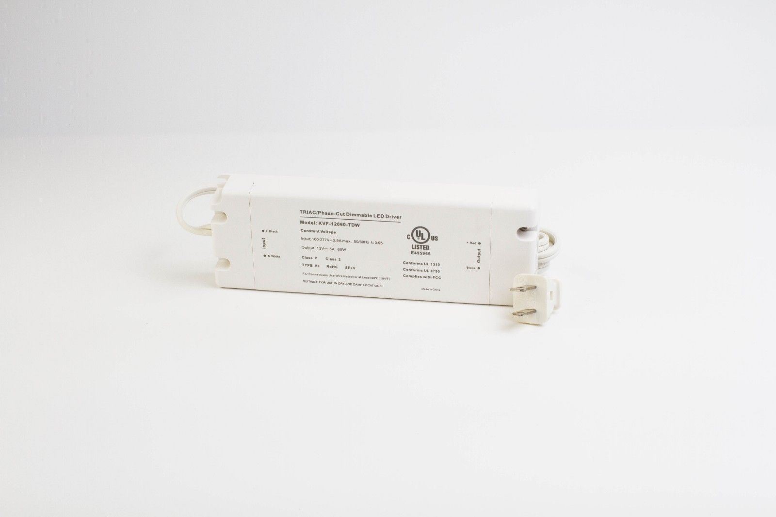 LEDUPDATES 12v 60w Triac Dimmable power supply 5A UL Listed for LED Light