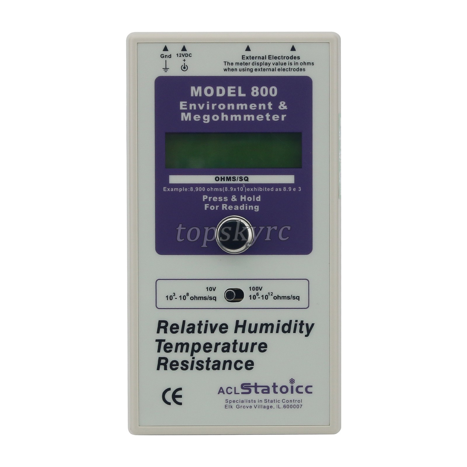 OEM ACL800 Surface Resistance Meter Surface Tester Megohmmeter Tester