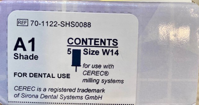86 Obsidian Lithium Silicate Ceramic Milling Blocks for all CEREC Milling Units