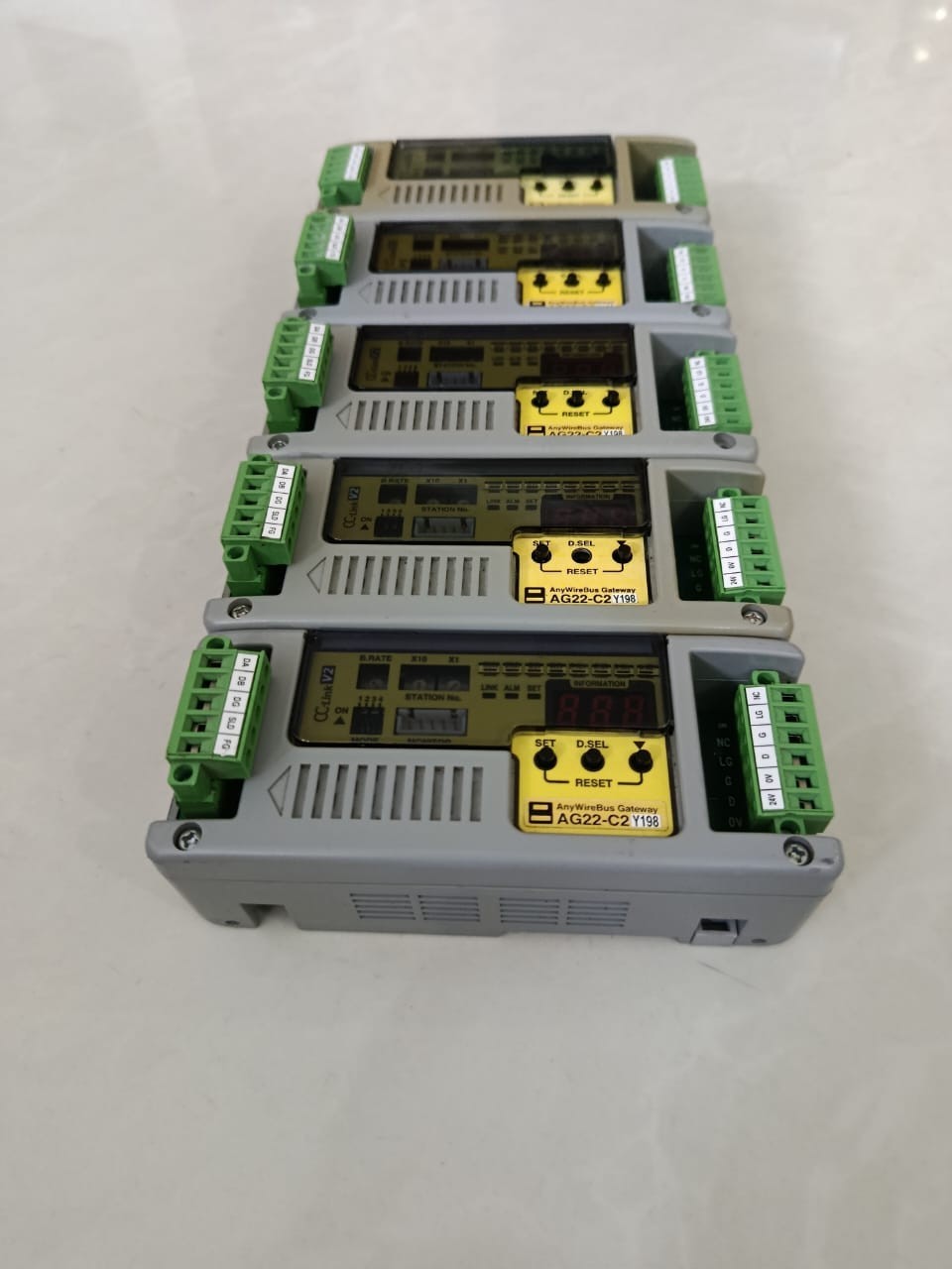 ANYWIRE AG22-C2 CC-Link V2 UNI-WIRE HX Gateway Industrial Automation Module