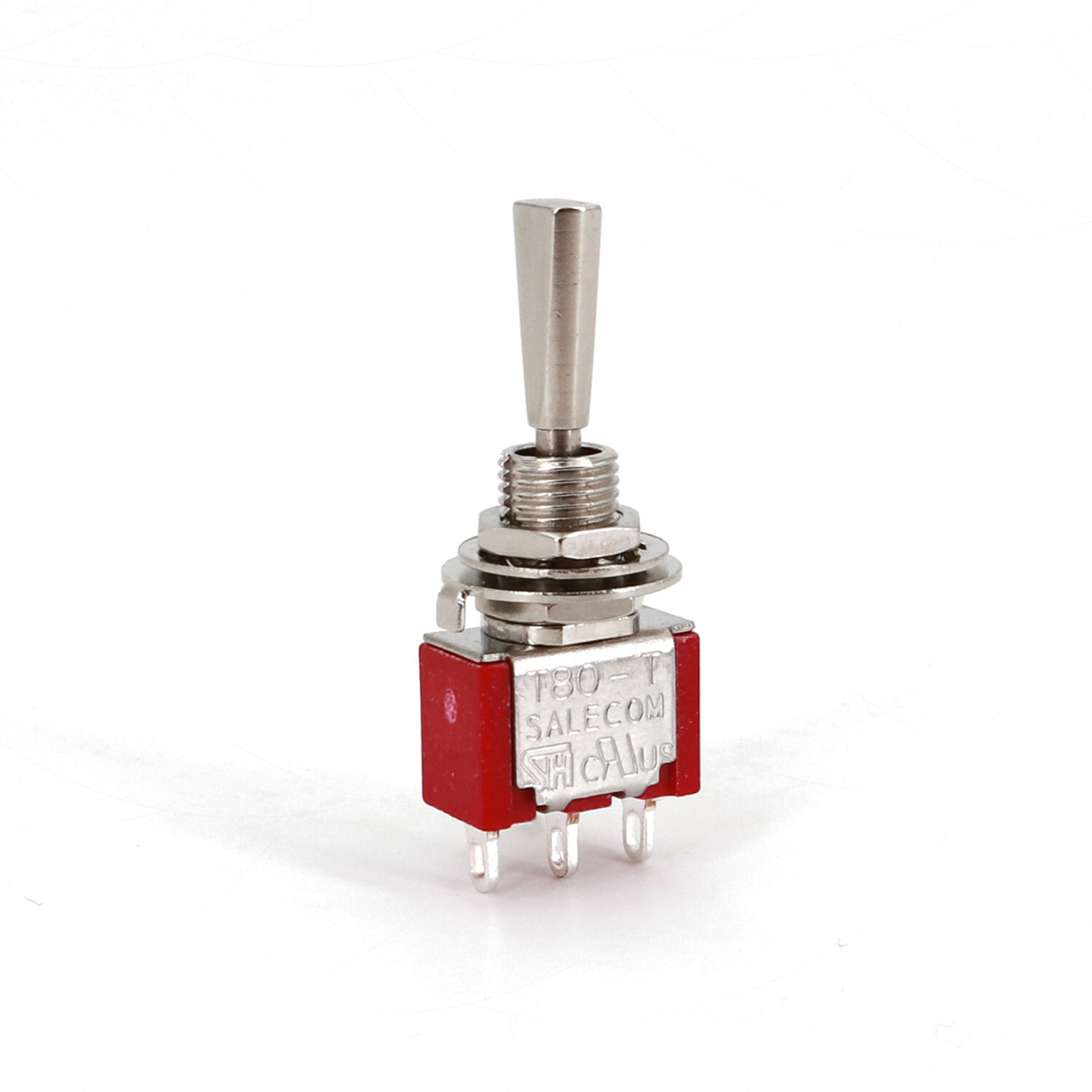 SH T80-T Series Flat Lever 3-Pin SPDT Mini Toggle Switch for Remote Control