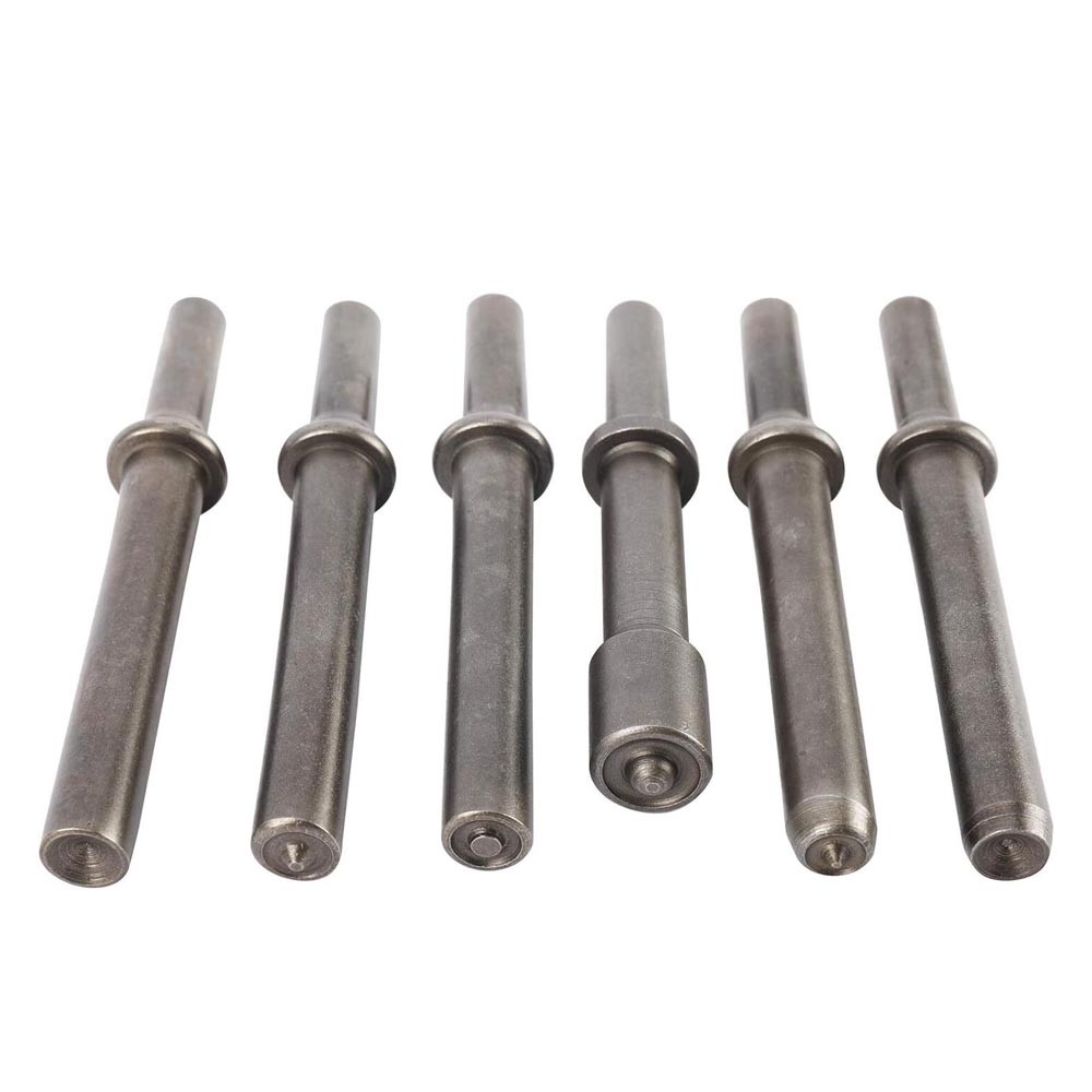Air Rivet Hammer Tools Kit 7 Pcs Heavy Duty Smoothing Pneumatic
