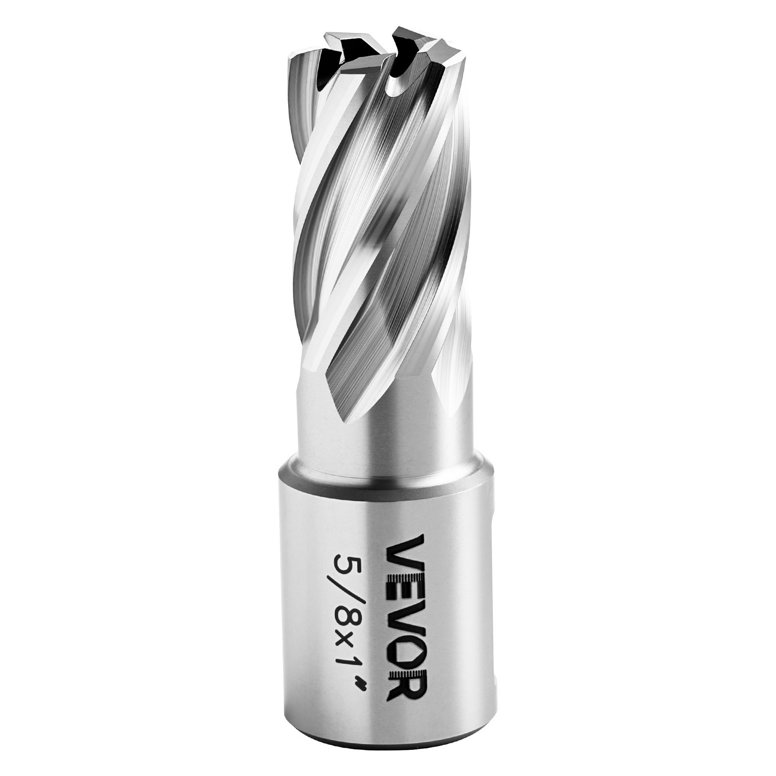 VEVOR Annular Cutter Set Mag Drill Bits Kit 5 pcs Weldon Shank 5/8″ Cutting Dia