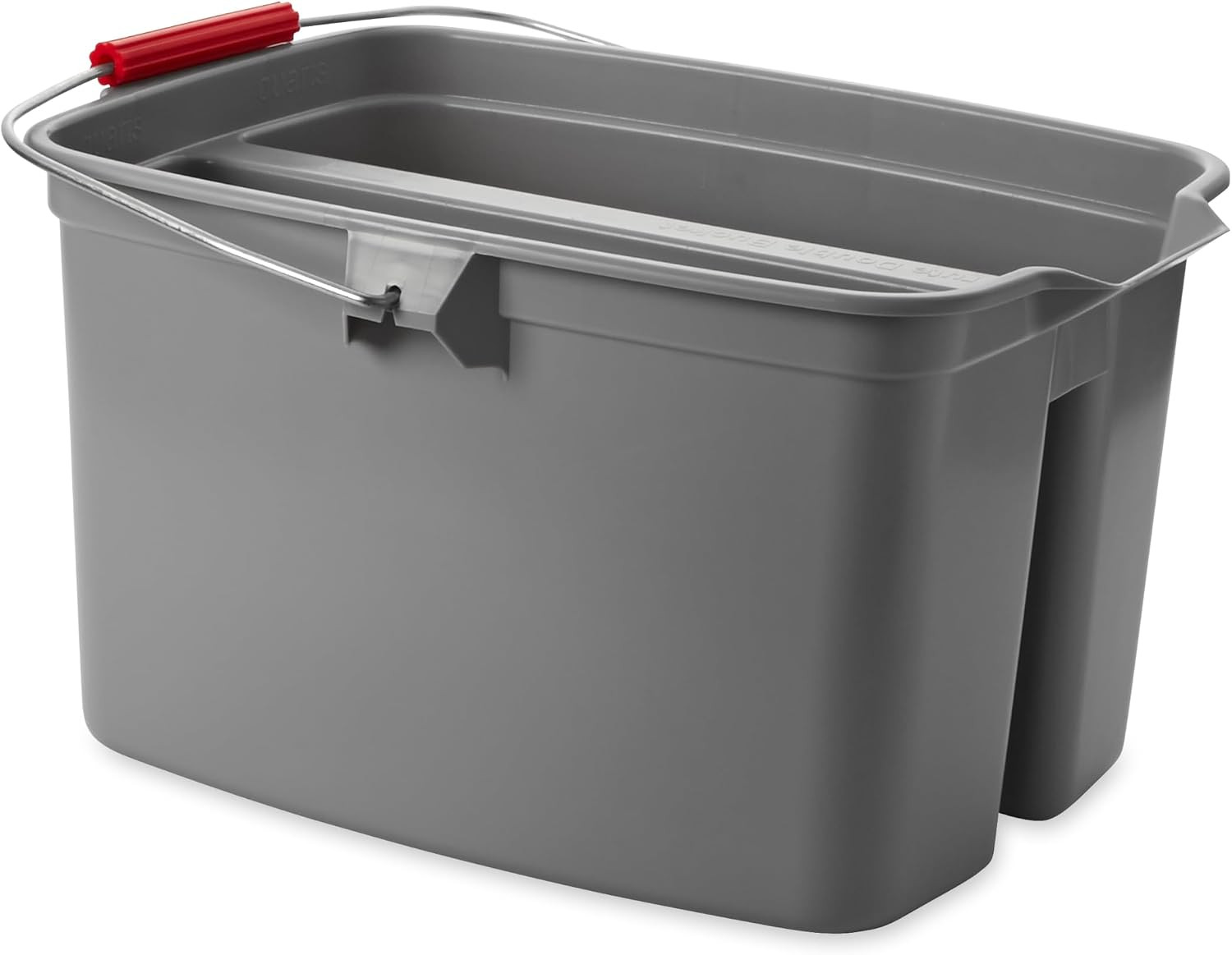 Rubbermaid Commercial Products Double Pail Plastic Bucket for Cleaning Easy to C