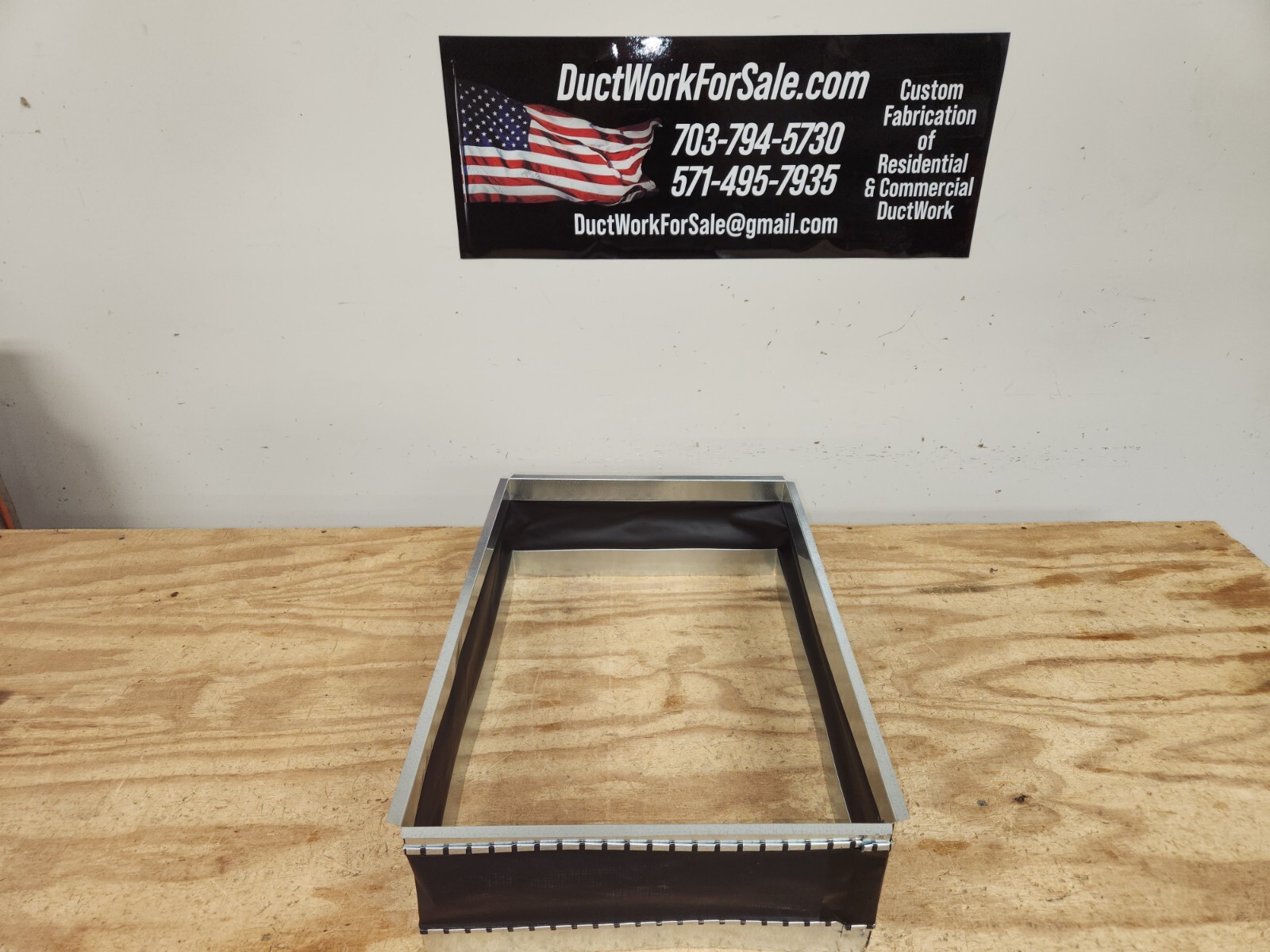 24.5 X 21″ CARLISLE FLEXIBLE DUCT CONNECTOR CANVAS DUCTWORK CONNECTOR