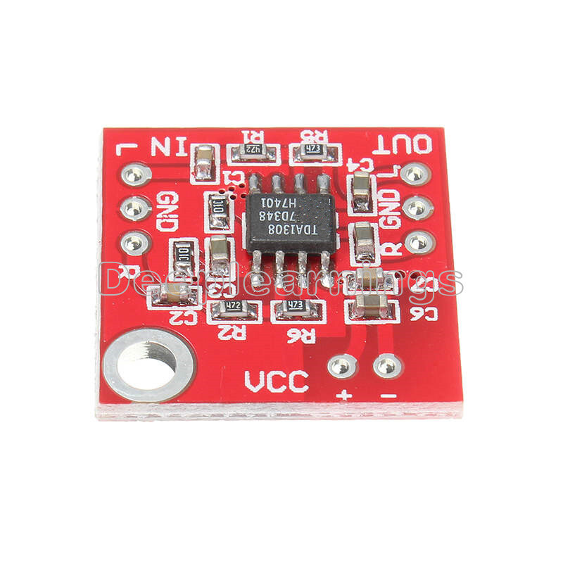 DC 3-6V TDA1308 Stereo Headphone Amplifier Board Module Preamplifier For Arduino