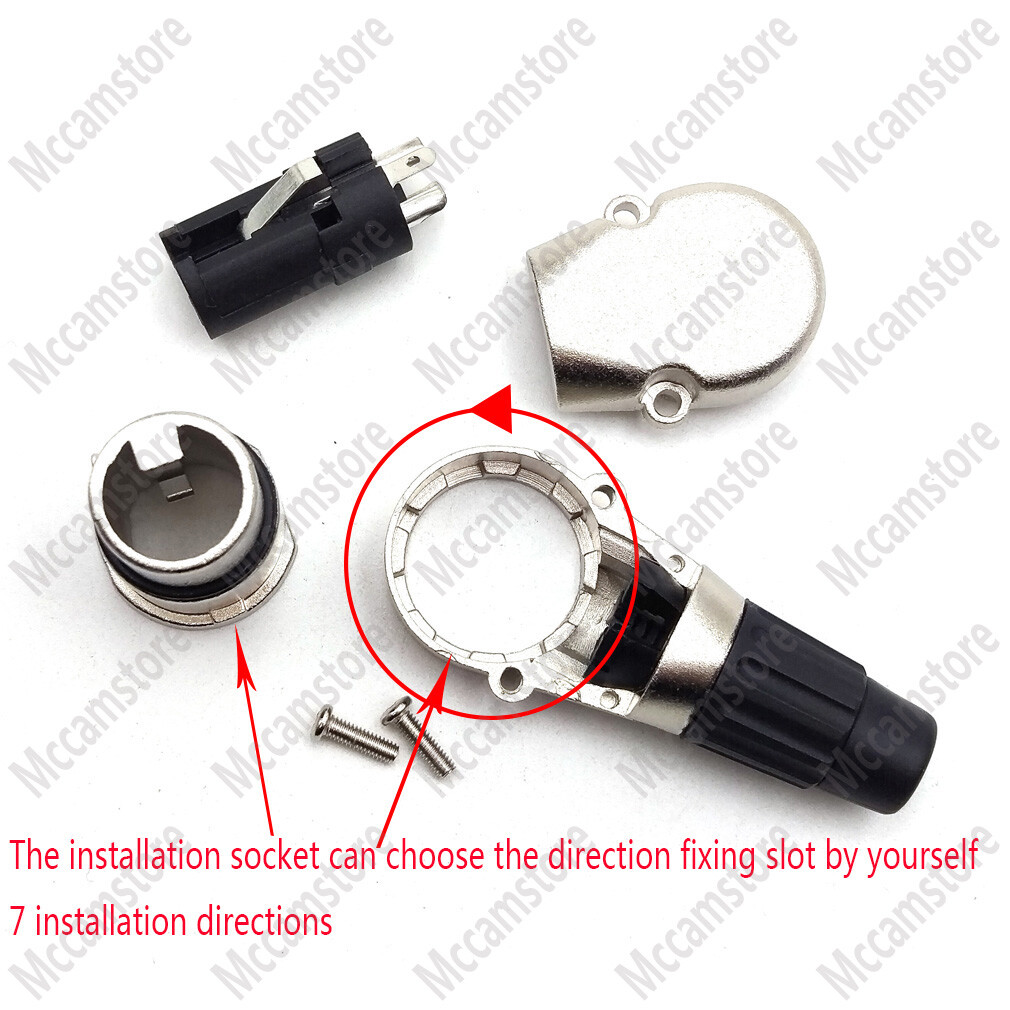3 Pin XLR Male/ Female Jack Mic Cable Right Angle 90 Degree Audio Wire Connector