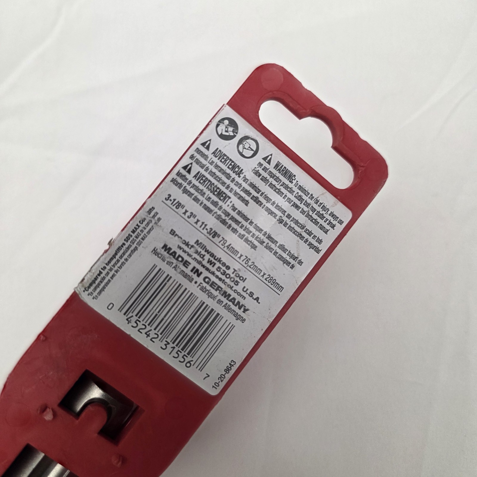 BRANDNEW!!! Milwaukee 48-20-5420 SDS-Max 1-Piece Core3-1/8″X11-3/8