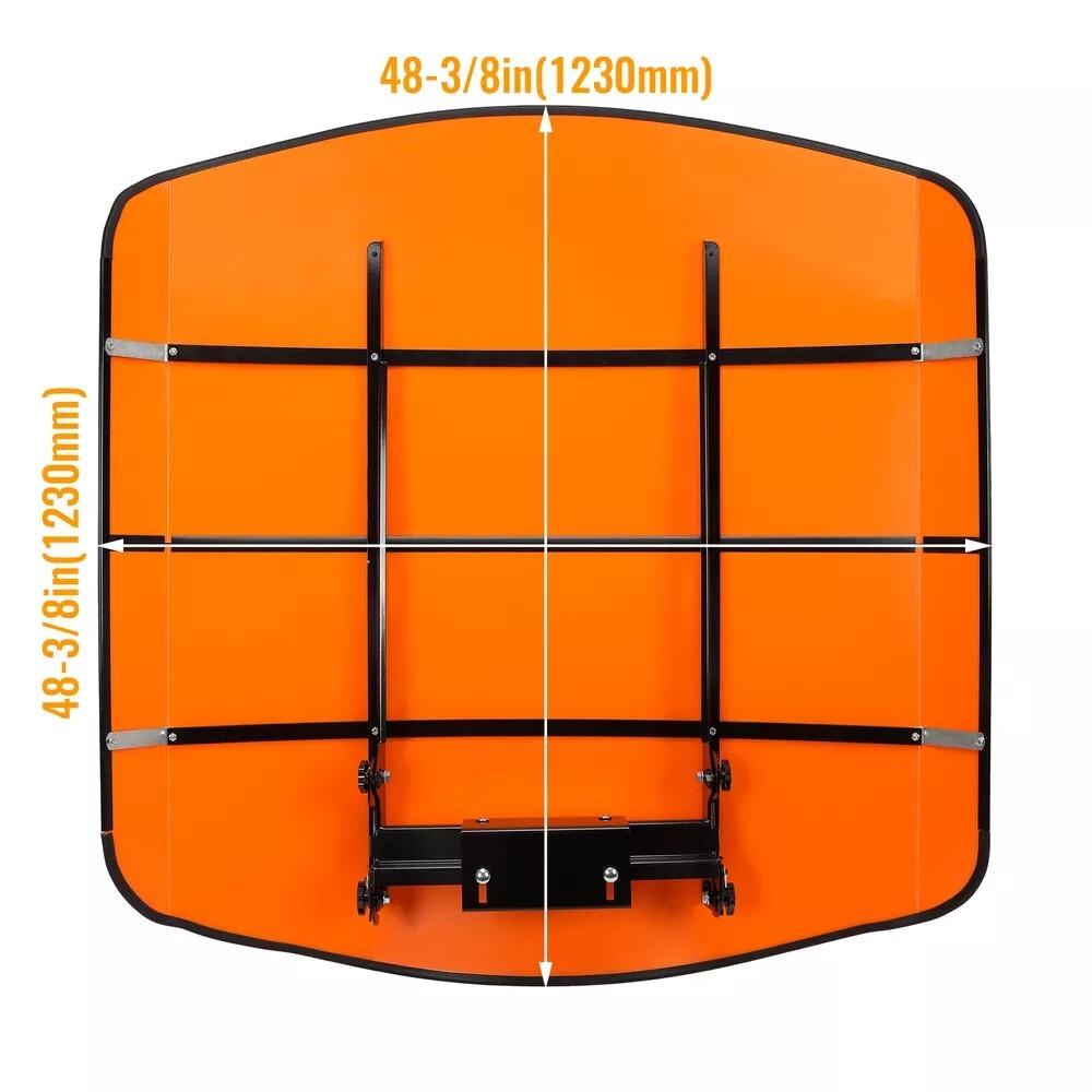 Sun Shield Tuff Top Tractor Canopy For ROPS 48-3/8″ X 48-3/8″ – Orange