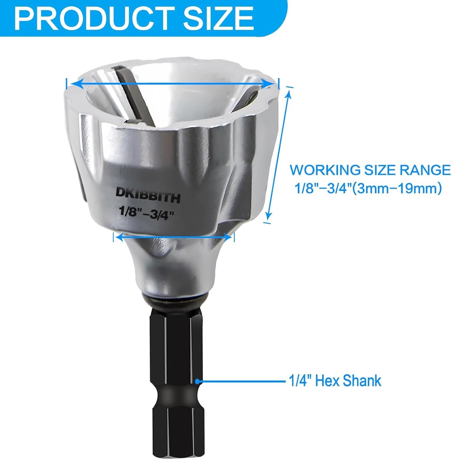 Ergonomic Heavy-Duty Chamfer Tool with Tungsten Blades for Metal & PVC 1/8″-3/4″
