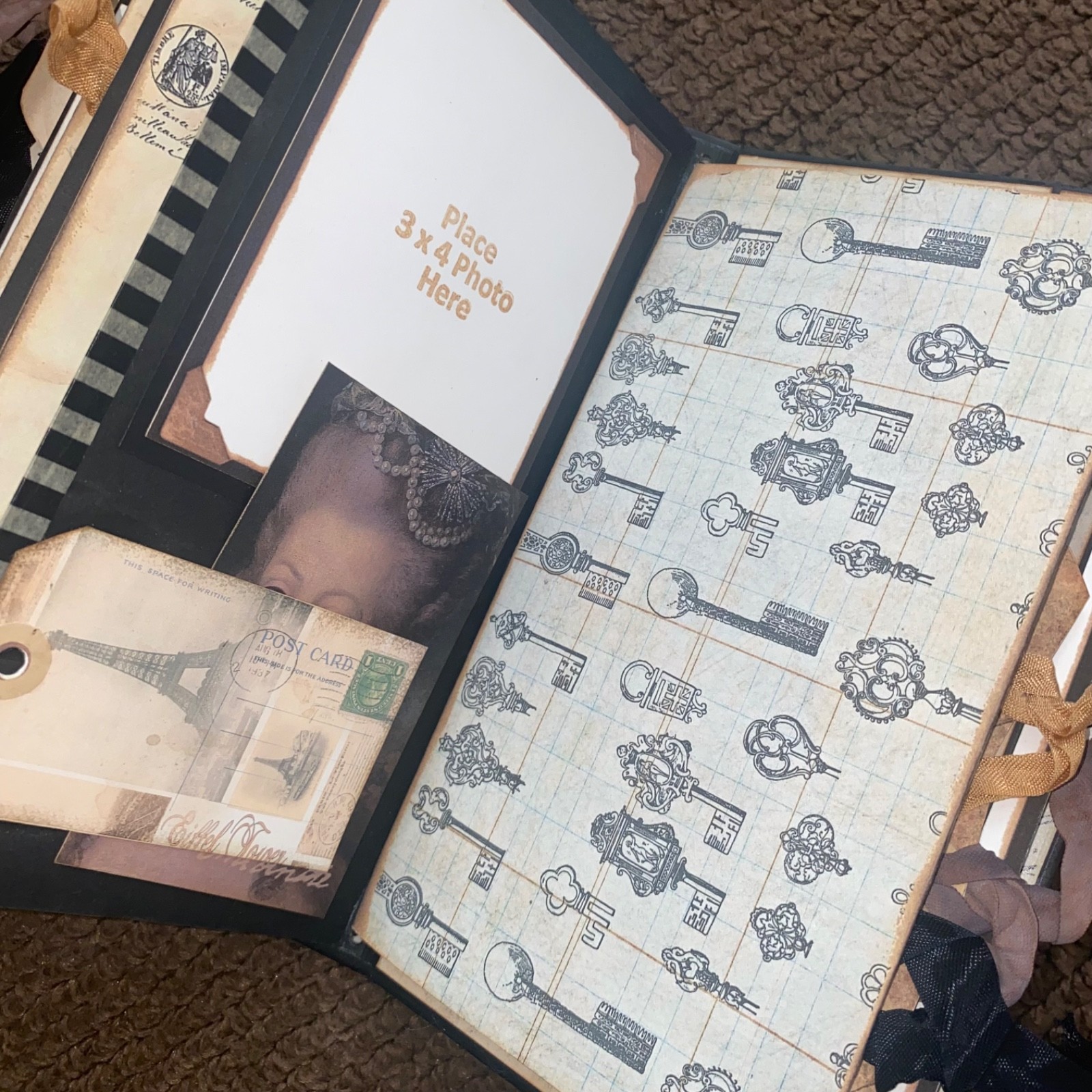 NEW Paris themed junk journal