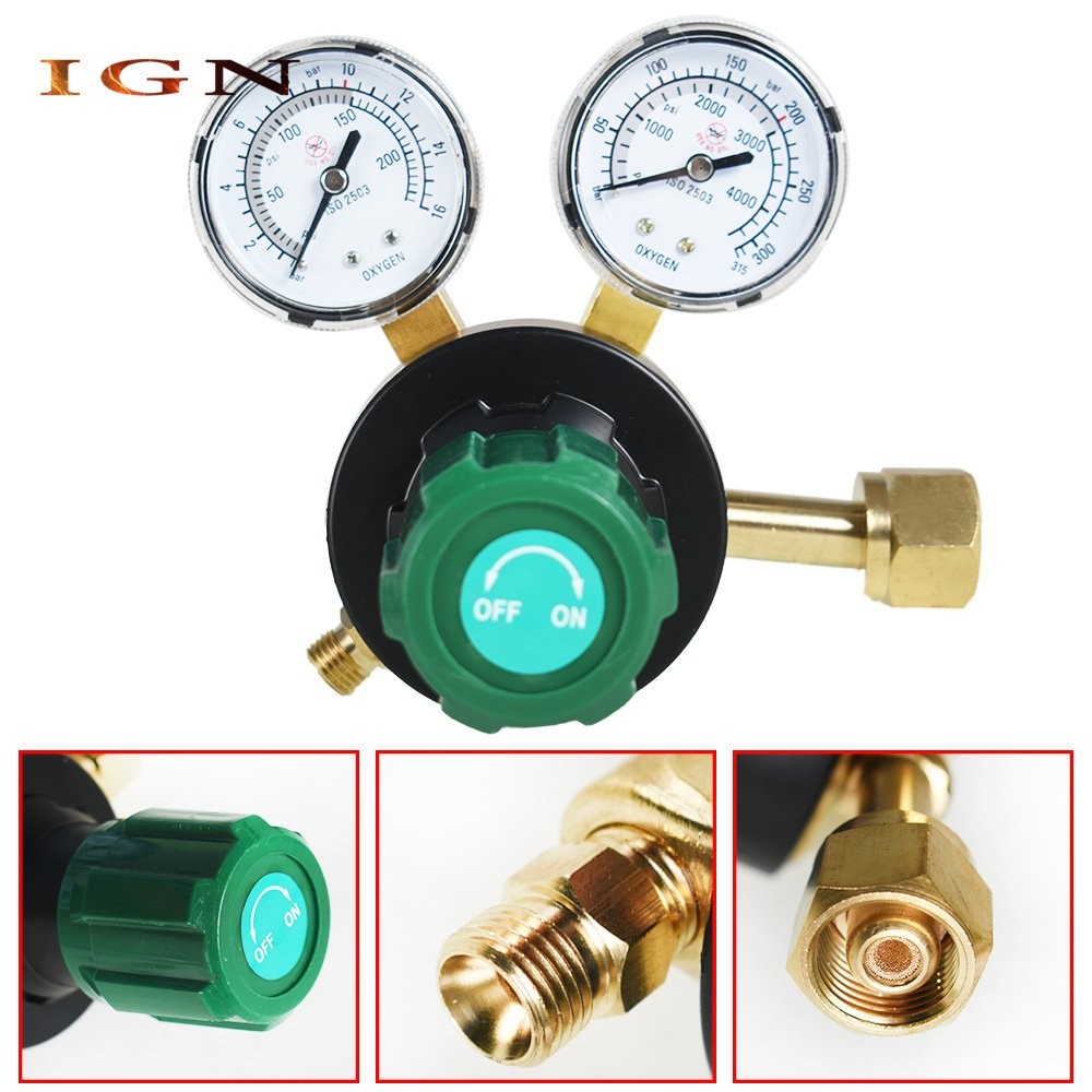 NEW Oxygen and Acetylene Regulators Combo – V350 Series Oxygen + Acetylene