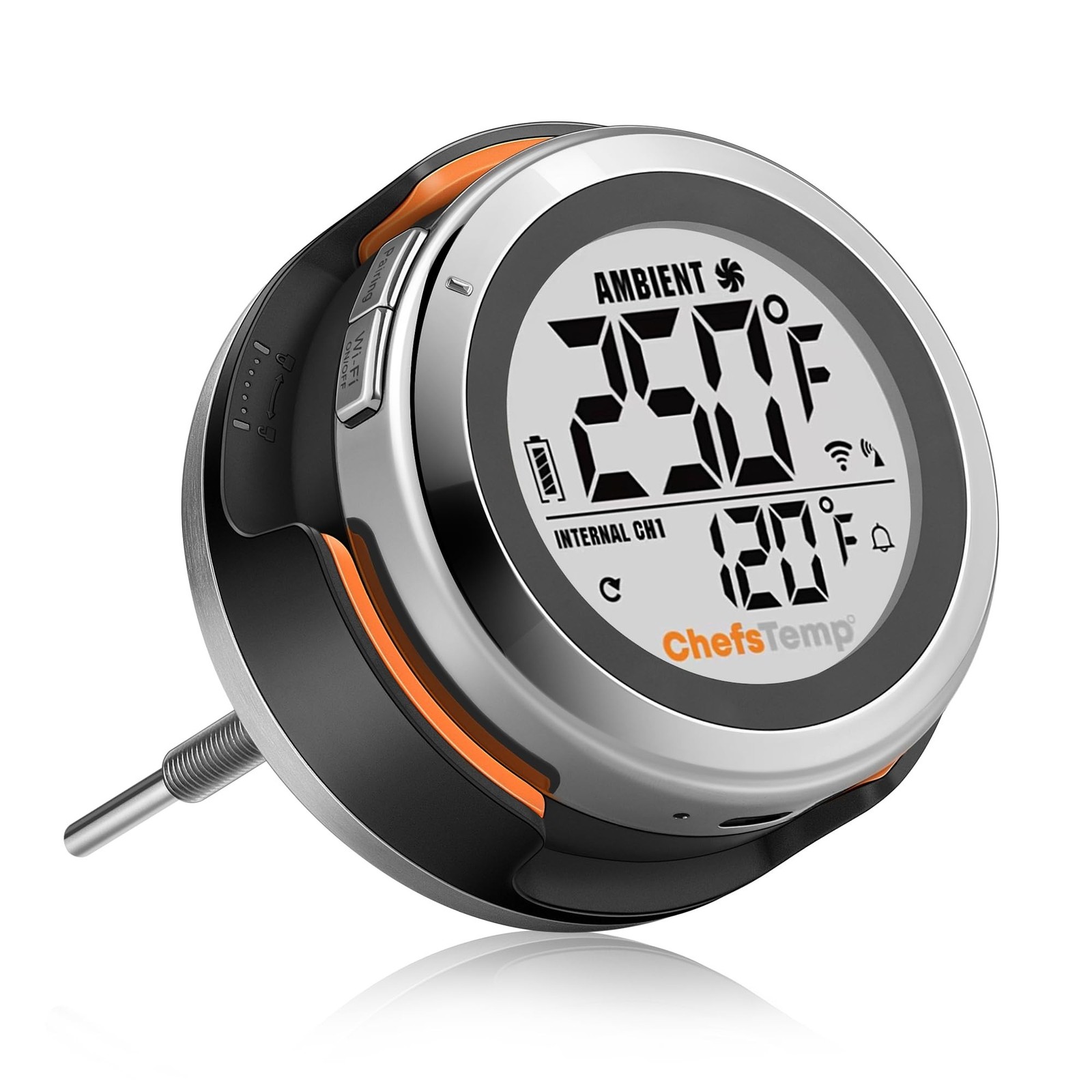 ProTemp S1 Patented Smart Grill Gauge Thermometer Hub Wi-Fi and Bluetooth for…
