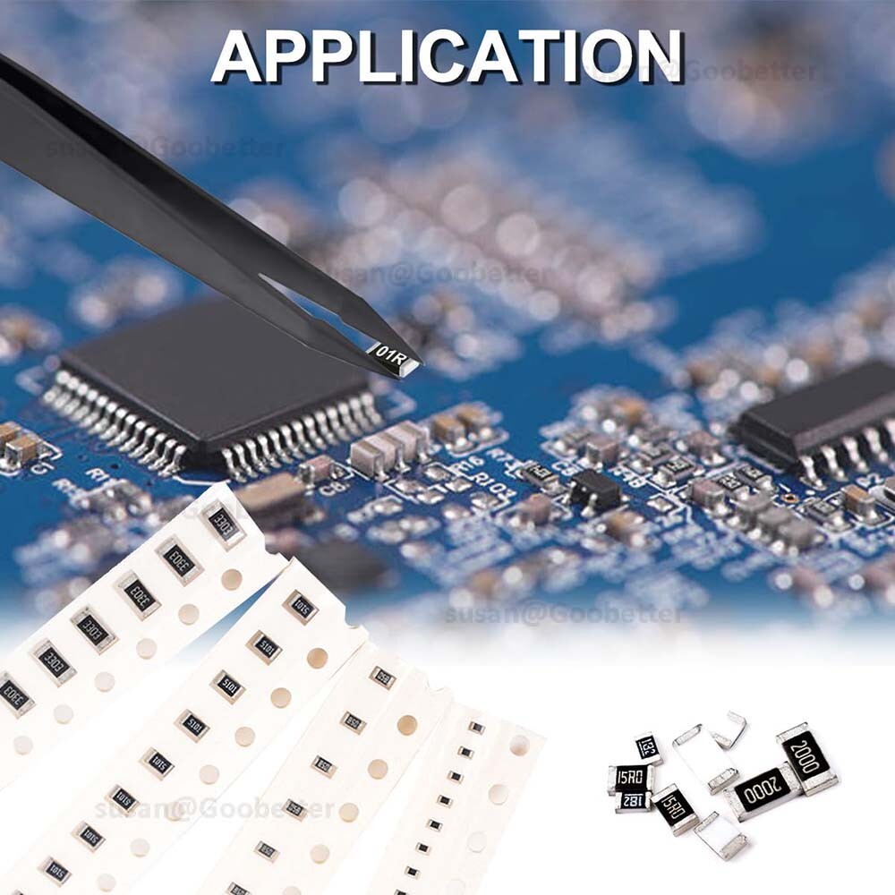 0603 SMD Resistors 0.1W 1% Tolerance Full Range Available 0 ohm to 10M ohm