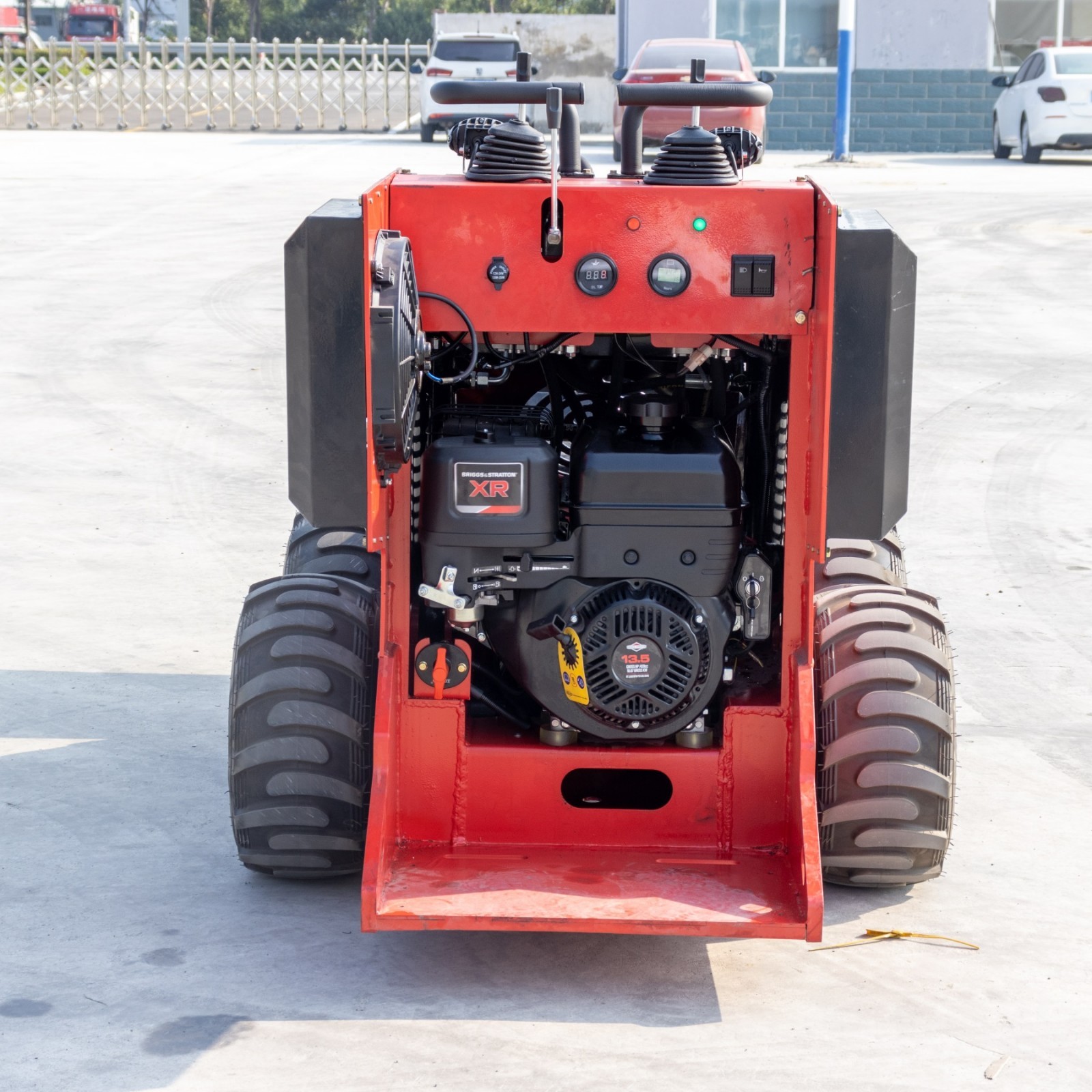 320kg Wheel Type Mini Skid Steer Loader 13.5HP pickup Black Friday discount