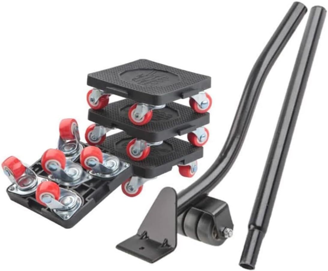 Heavy Furniture Mover Dolly Set with Lifter 5-Wheel Furniture Moving Tools US