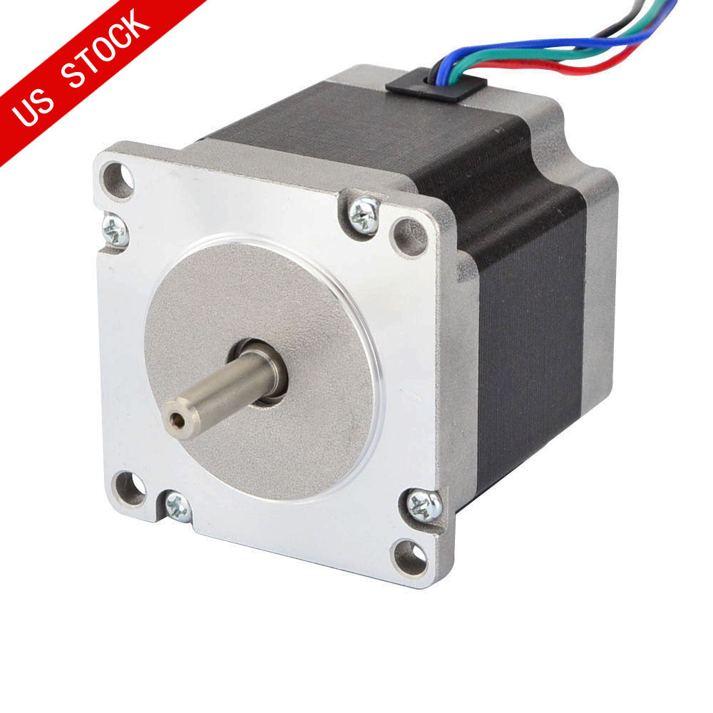 STEPPERONLINE Nema 23 Stepper Motor 0.9deg 1.26Nm(178.4oz.in) 2.8A 56mm 4 Wires