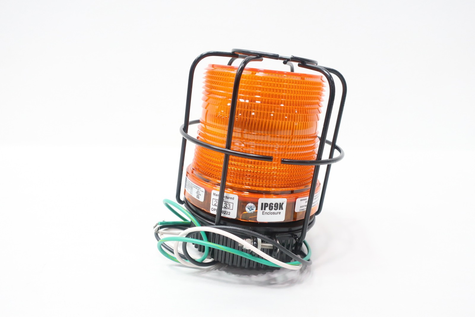 Federal Signal FB2LEDX-120-240A Fireball Ii Amber Warning Light 120-240v-ac