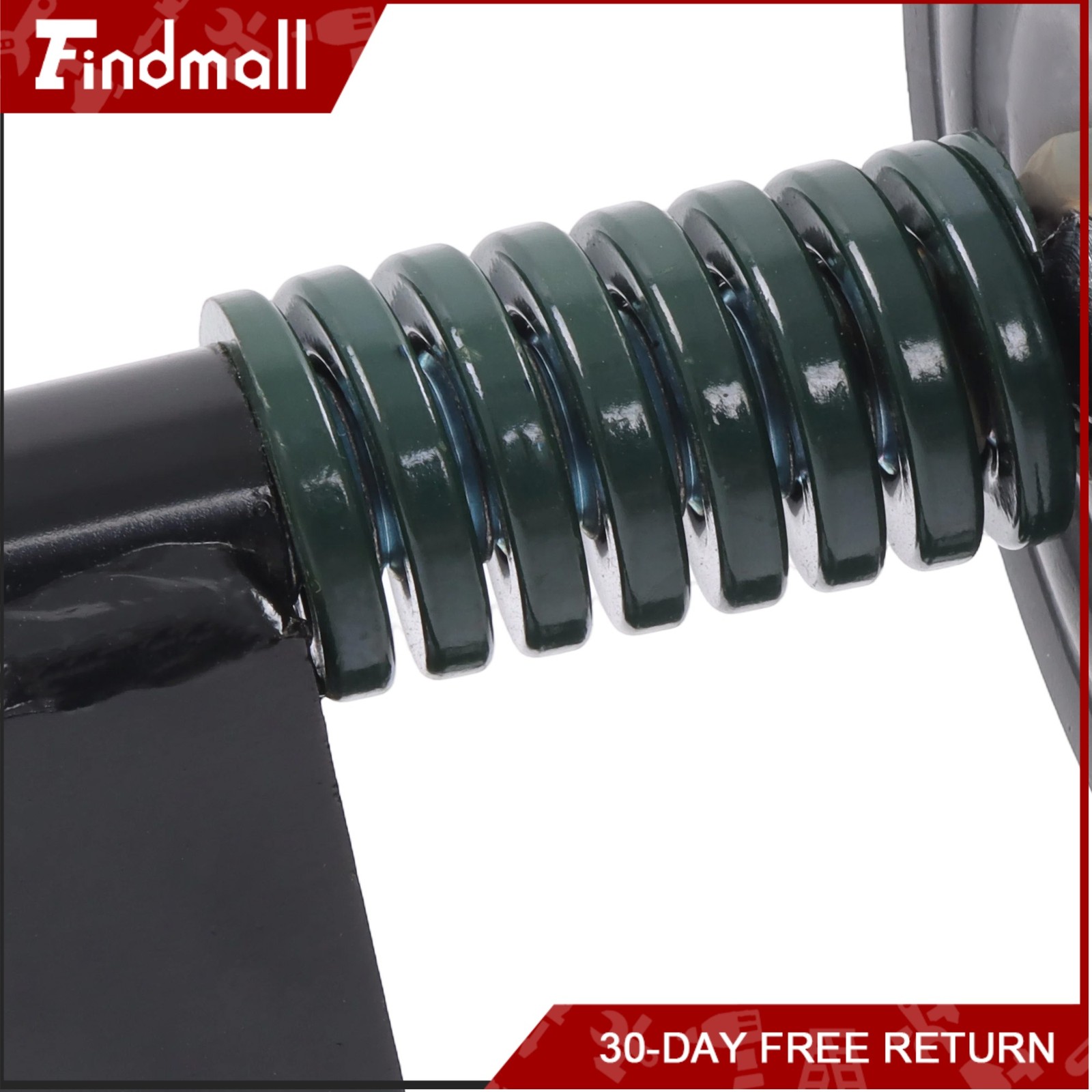 Findmall 2 Pcs Gate Casters 8″ 600Lbs (Straight/U-Bolt) Spring-Loaded Caster