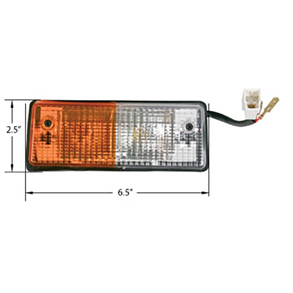 1425884M93 New Tractor RH Front Side Lamp Fits Massey Ferguson 254-4 274-4 294-4
