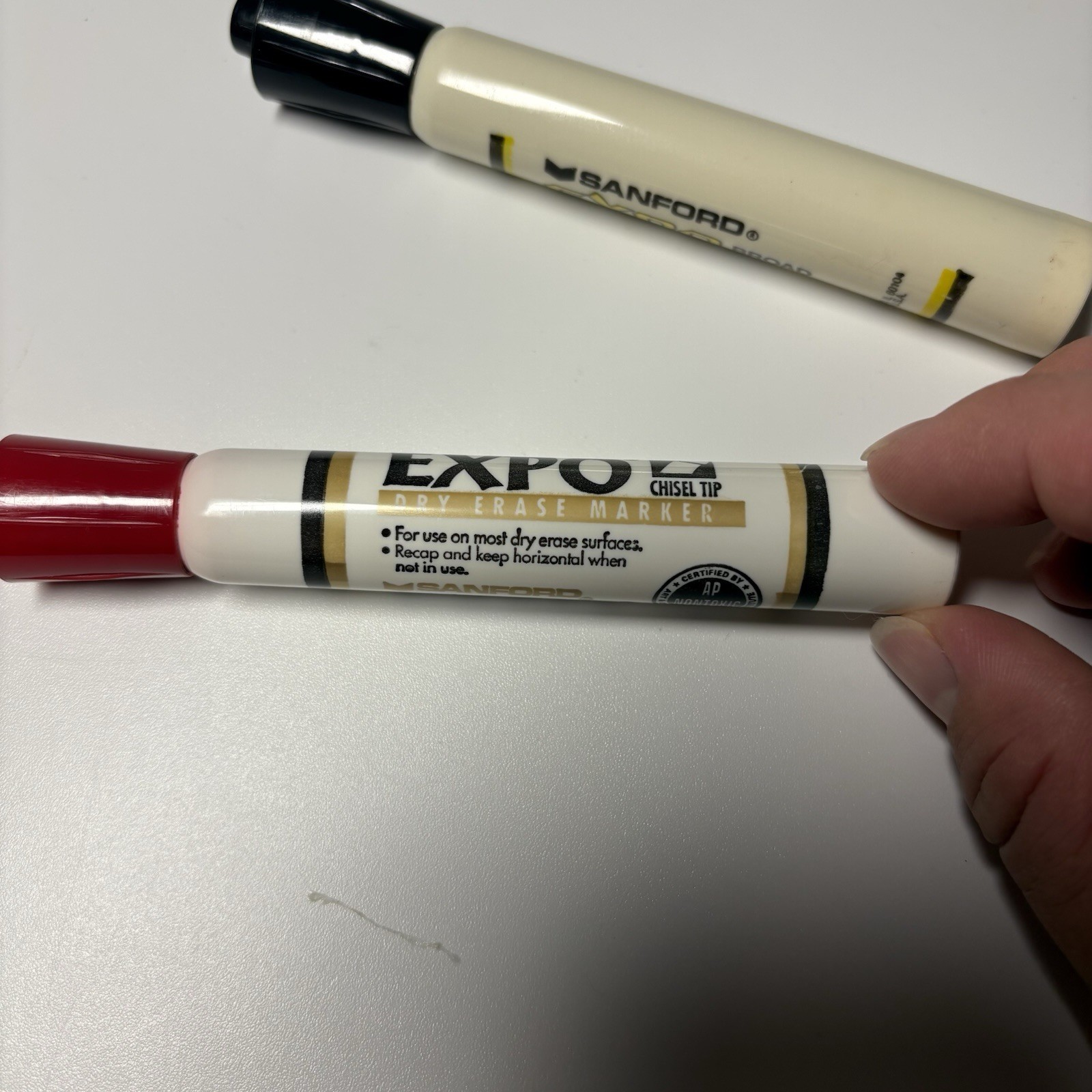 Vintage Sanford EXPO Dry Erase Markers Old Formula Collectible Major Accent