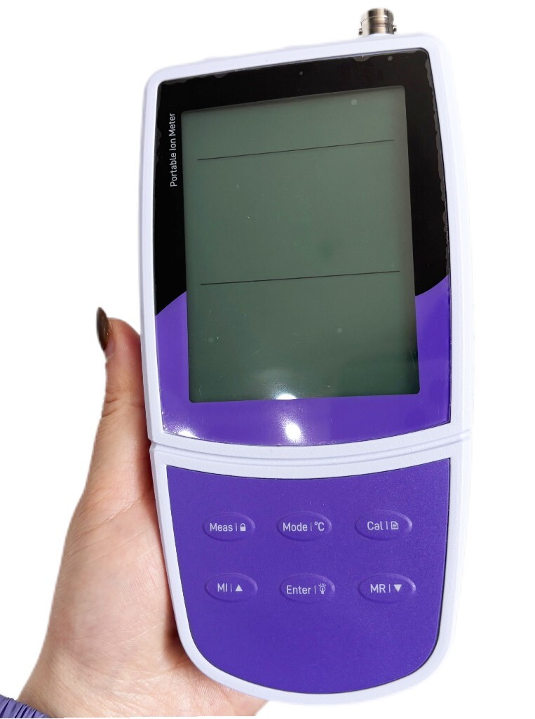 Sodium Ion Meters with 2-5 Calibration Points ±0.5%FS Accuracy Standard Solution