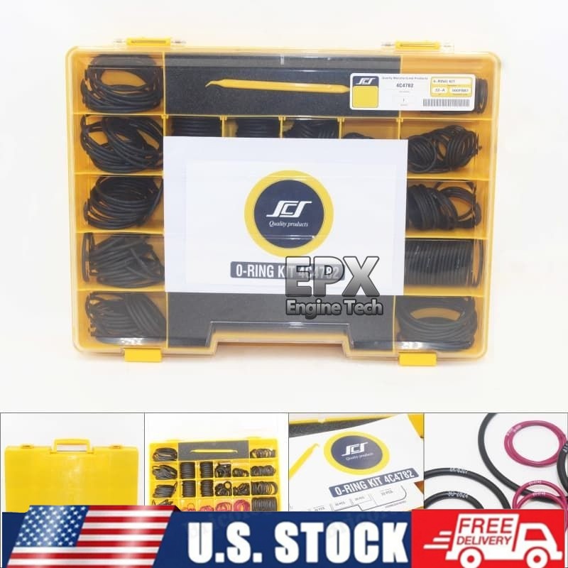 4C-4782 4C4782 580PCS O-Ring Nitrile Kit Box For Caterpillar Excavator