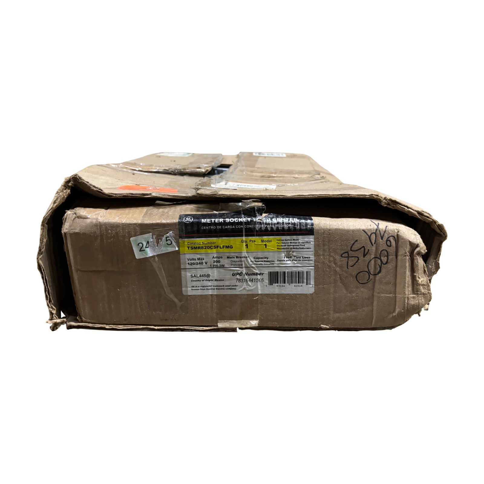 GE TSMR820CSFLFMG 200A 120/240V Meter Socket Load Center Combo